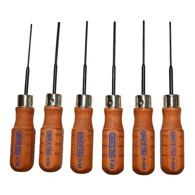 Grace Tools GRMS6 - The Grace USA Micro Screwdriver Set, Made in the USA, is mad