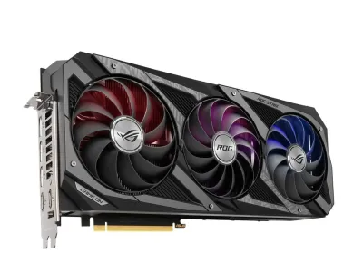 ASUS ROG-STRIX-RTX3080-O10G-GA - 10GB Asus GeForce RTX 3080 Oc Edition PCI-Express 4.0 x16 Ca