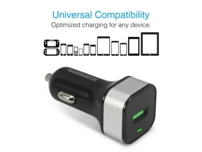 Bulk Buys EN846 - Magnavox Compact USB 3.0 Car Charger with Single Port