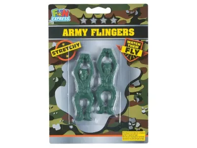 Bulk Buys KA803 - Ultimate Green Army Men Flingers Toy Set