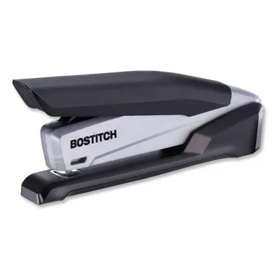 BLACK BOX CORPORATION 1110 - Premium Spring-Powered Desktop Stapler - BlackSilver