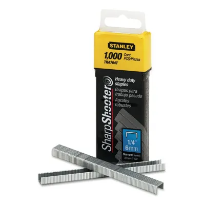 BLACK BOX CORPORATION TRA708T - Sharpshooter Heavy-Duty Tacker Staples - 1,000Box