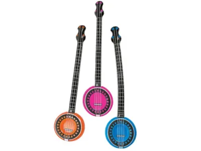 Bulk Buys KA792 - Vibrant Inflatable Banjos - Perfect Party Fun