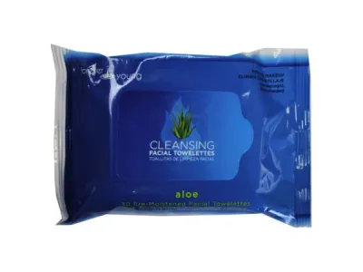 Bulk Buys HP250 - Aloe Vera Infused Cleansing Wipes - 30 Count