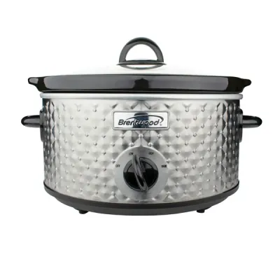 Brentwood SC-136S - 3.5QT DMN PTRN SLW CKR