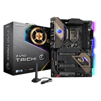 ASRock Z490 TAICHI - ASROCK Z490 Taichi ATX Motherboard - LGA1200, WiFi 6