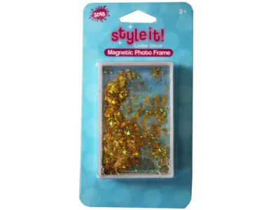bulk buys FB557 - Dream Big Glitter Confetti Magnetic Locker Frame
