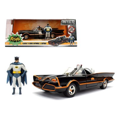 Jada Toys 98259 - 1966 Classic TV Series Batmobile with Diecast Batman and Pla