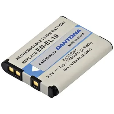 Dantona CAM-ENEL19 - 3.7 VOLT LITHIUM ION REPLACEMENT NIKON DIGITAL CAMERA BATTER