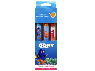bulk buys BJ383 - Finding Dory Themed Gel Pens 3-Pack with Scented Ink