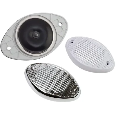 SeaDog 431250-1 - Sea-Dog V.3 Hidden Horn with Chrome and White Grills