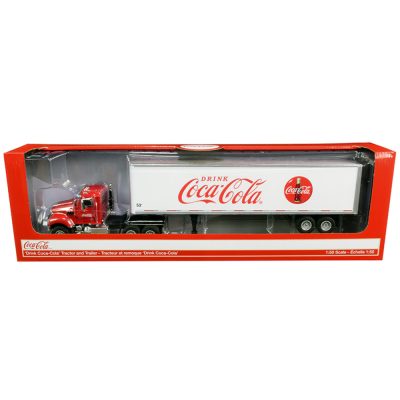Motorcity Classics 450025 - Truck Tractor with 53 Trailer Drink Coca-Cola Red and White 