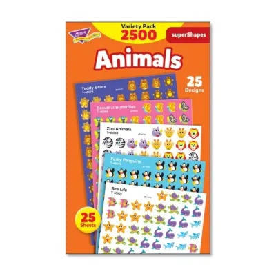Trend Micro T46910 - Sparkle Star Stickers - 1300 Pack Variety