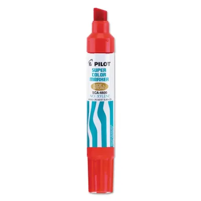 Pilot 45200 - Jumbo Refillable Permanent Marker - Broad Chisel Tip - Blue