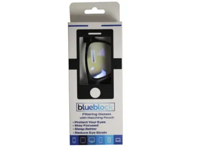 Bulk Buys GR344 - Premium Blue Light Blocking Glasses for Screen Users