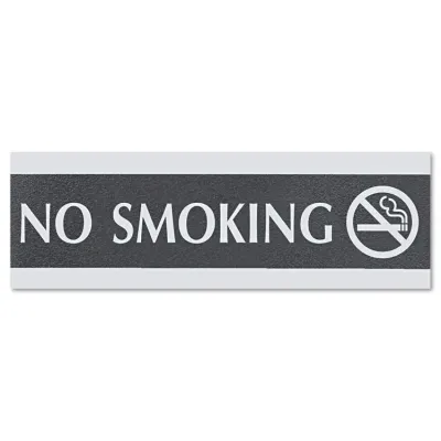 U. S. STAMP & SIGN 4759 - Century Series 3x9 Cell Phone Off Sign - BlackSilver