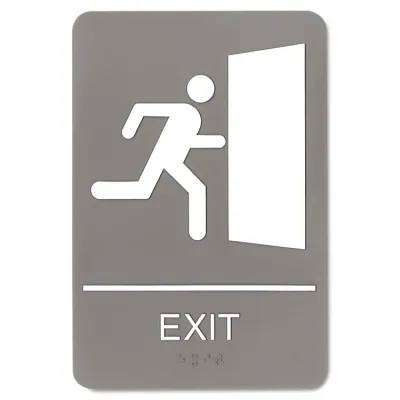 U. S. STAMP & SIGN 4815 - ADA Compliant Mens Restroom Sign - Wheelchair Accessible