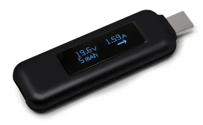 Plugable Technologies USBC-VAMETER - PLUGABLE USB C POWER METER TESTER FOR MONITORING USB-C CONNE