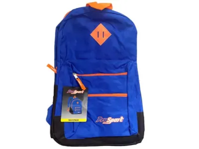 bulk buys BJ390 - Heavy Duty Double Pocket Backpack - Assorted Colors