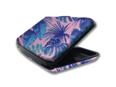 bulk buys EC528 - Floral Print RFID Security Wallet - Durable & Stylish