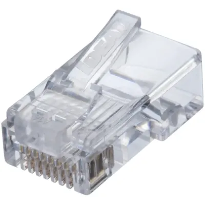 IDEA ELECTRONICS 85-372 - IDEAL 85-372 CAT-5E Feed-Thru RJ45 Mod Plugs - 100 Pack