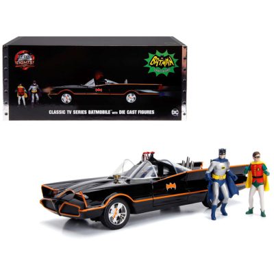 Jada Toys 98625 - Classic TV Series Batmobile with Working Lights, and Diecast