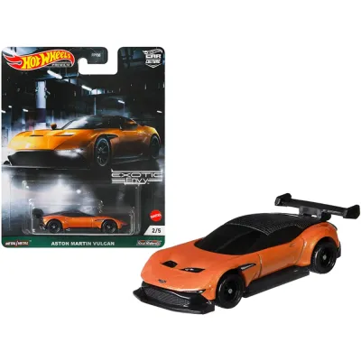 Hot Wheels GRJ77 - Aston Martin Vulcan Orange Diecast Model by Hot Wheels