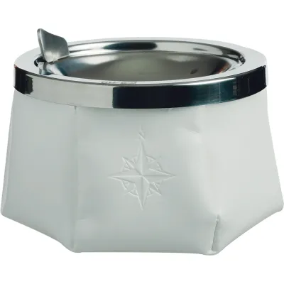 Marine Business 30102 - Outdoor Windproof Ashtray with Lid - White