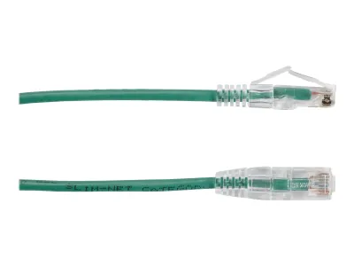 BLACK BOX CORPORATION C6PC28-GN-12 - BLACK BOX SLIM-NET CAT6 PATCH CABLES FEATURE A LOW-PROFILE D