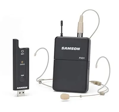 Samson Tech SWXPD2BDE5 - XPD2 Double Earset Bluetooth USB System