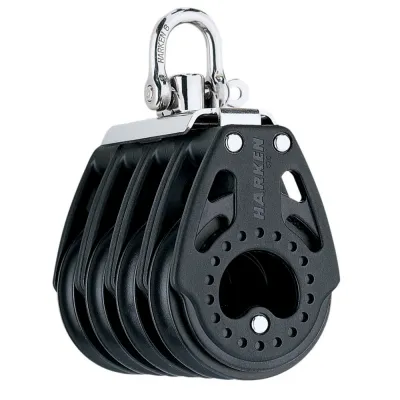 Harken 2631 - Harken Compact 57mm Swivel Carbo Quad Block