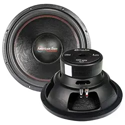 American Bass DX154 - DX 15 Inch Subwoofer 500 Watt RMS with 4 Ohm Impedance, 125 