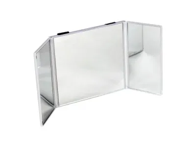 bulk buys CR090 - Tri-Fold Auto Interior Sun Visor Makeup Mirror