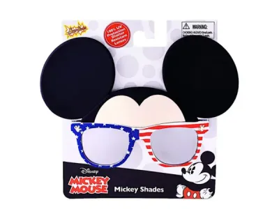 bulk buys FB808 - Patriotic Mickey Mouse Sunglasses