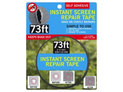 Bulk Buys HC487 - Durable Instant Window Screen Repair Tape - 2 x 73
