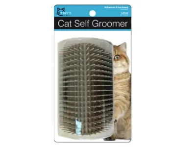 Bulk Buys DI715 - Self-Grooming Cat Brush with Catnip Holder