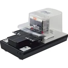 MAX USA 1049554 - MAX Electronic Stapler - 100 Sheets Capacity - Black, White