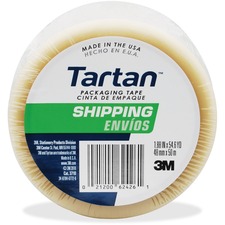 3M MMM 37102CR - Tartan General-Purpose Packaging Tape - 54.60 yd Length x 1.