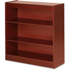 Lorell LLR 89051 - Lorell Three Shelf Panel Bookcase - 36 x 12 x 36 x 0.8 - 3 S