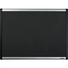 Lorell LLR 75697 - Lorell Black Mesh Fabric Covered Bulletin Boards - 36 Height