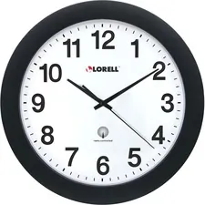Lorell LLR 60997 - Lorell 12 Round Radio Controlled Wall Clock - Analog - Quart