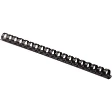 FELLOWES 52324 - PLASTIC COMBS - ROUND BACK 58 120 SHEETS BLACK 25 PK - GIVES