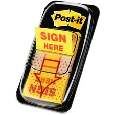 3M MMM 680SH12 - Post-it Message Flag Value Pack - 12 Dispensers - 600 - 1 x 