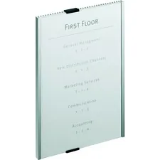 DURABLE OFFICE PRODUCTS DBL 480623 - DURABLE Wall Mounted INFO SIGN - 8-310 x 5-45 - Rectangular 