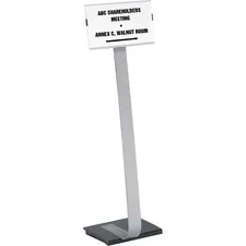 DURABLE OFFICE PRODUCTS DBL 481423 - DURABLE INFO SIGN Letter Floor Stand - 8.5 x 11 Sign - 40.5 