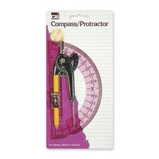 CHARLES LEONARD LEO 80960 - CLI Drawing Tool Set - 2 Piece(s) - Plastic - Clear - 1  Set