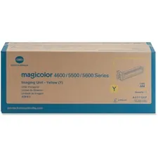 KONICA MINOLTA A03105F - Konica Minolta 120V Yellow Imaging Unit For Magicolor 5550 a