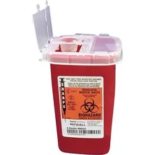 COVIDIEN CVD SR1Q100900 - Covidien Sharps 1 Quart Sharps Container Flip Top - 1 quart 