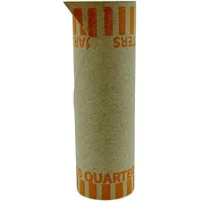 PAPR PRODUCTS PQP 23025 - PAP-R Tubular Coin Wrap - 25? Denomination - Durable, Burst 
