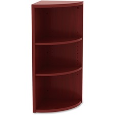 Lorell LLR 69891 - Lorell Essentials Series Mahogany Laminate Desking - 36 Heig